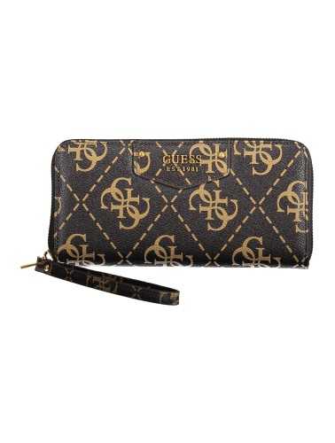 GUESS JEANS WOMEN'S WALLET BROWN