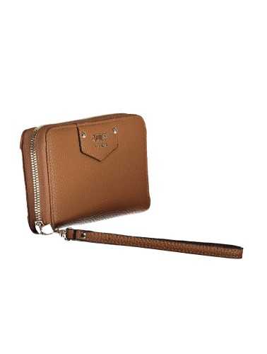 GUESS JEANS WOMEN'S WALLET BROWN