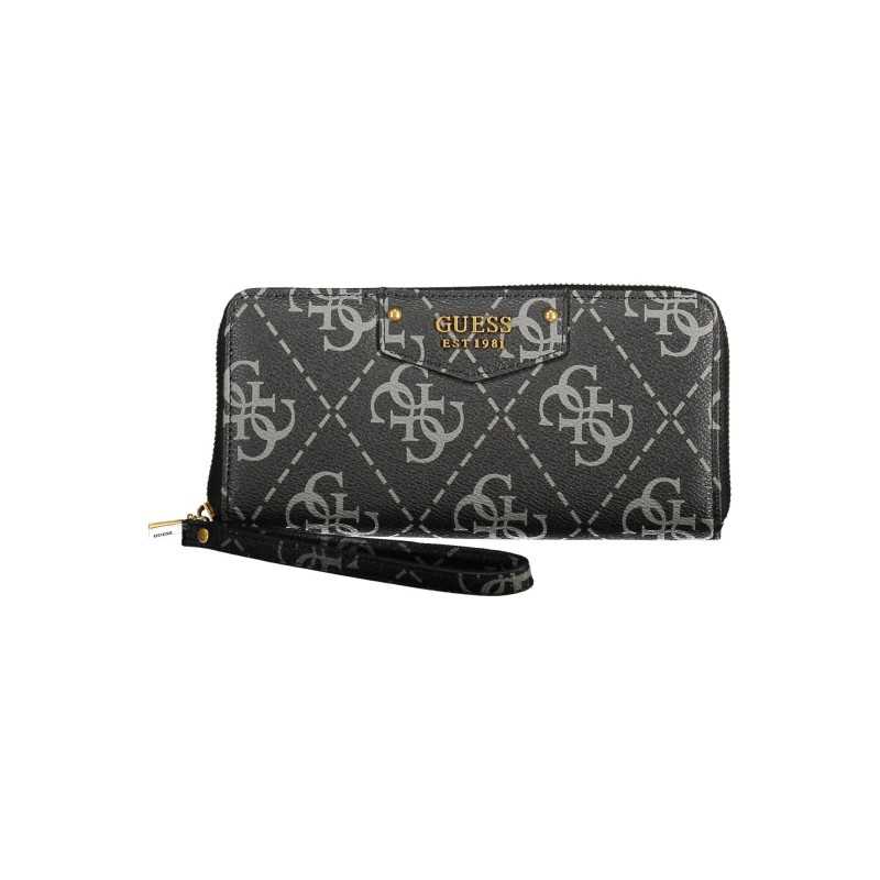 GUESS JEANS WOMEN'S WALLET BLACK