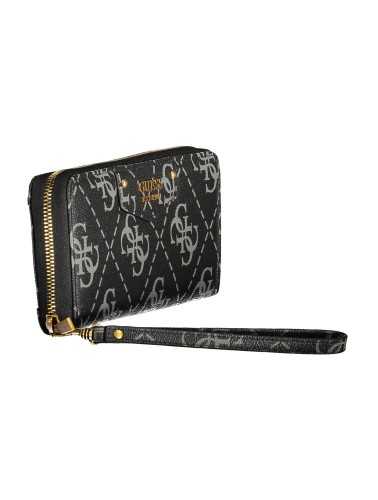 GUESS JEANS WOMEN'S WALLET BLACK