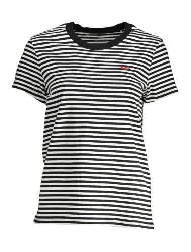 LEVI'S T-SHIRT MANICHE CORTE DONNA NERO