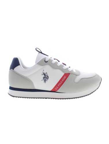 US POLO BEST PRICE WHITE MEN'S SPORT SHOES