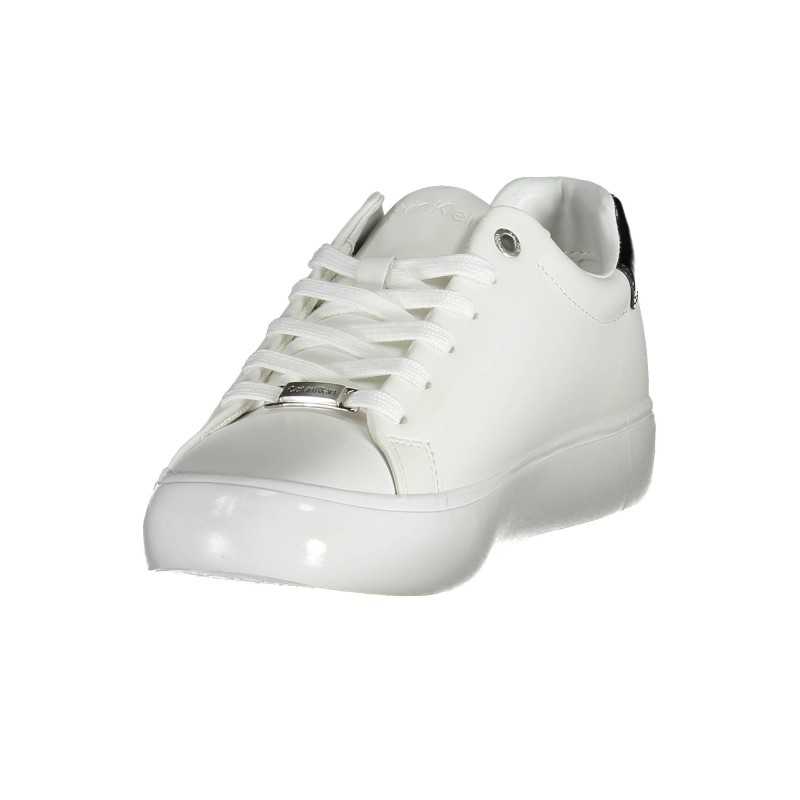 CALVIN KLEIN WHITE WOMEN'S SPORT SHOES