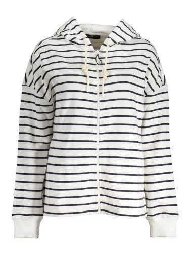 NORTH SAILS FELPA CON ZIP DONNA BIANCO