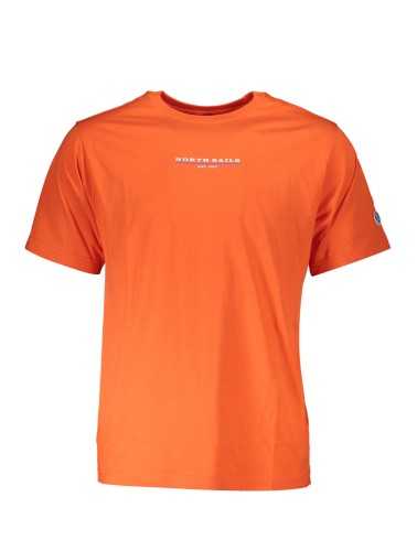 NORTH SAILS ORANGE MAN SHORT SLEEVE T-SHIRT