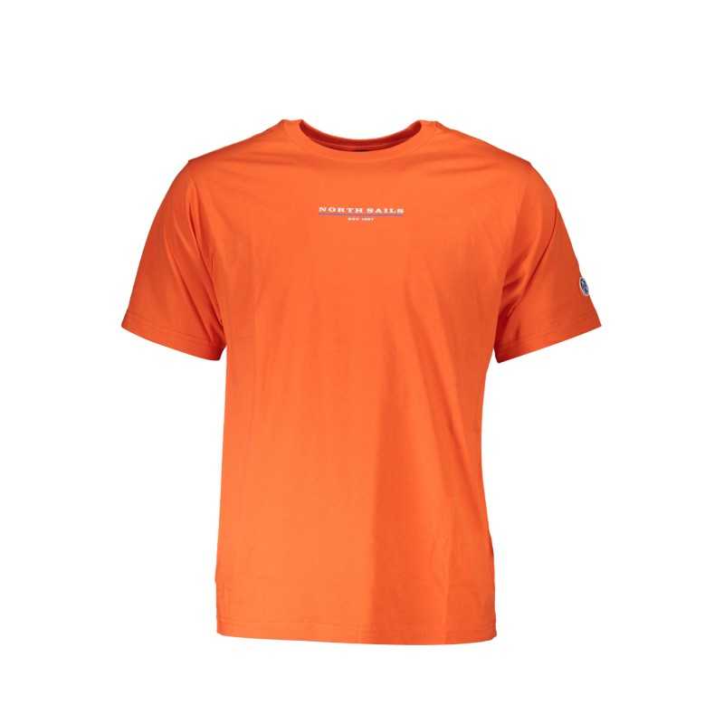 NORTH SAILS ORANGE MAN SHORT SLEEVE T-SHIRT