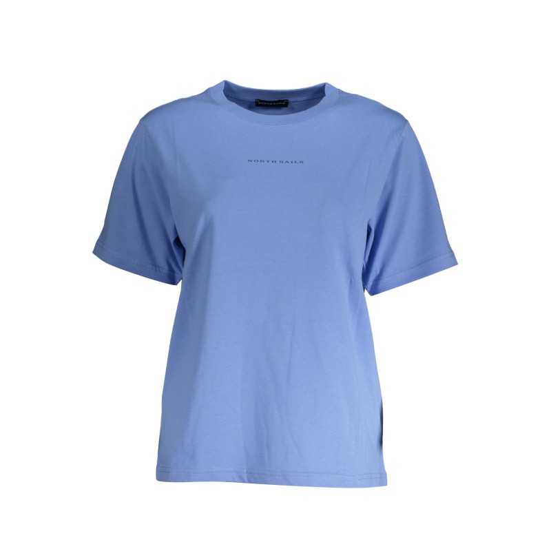 NORTH SAILS T-SHIRT MANICHE CORTE DONNA AZZURRO