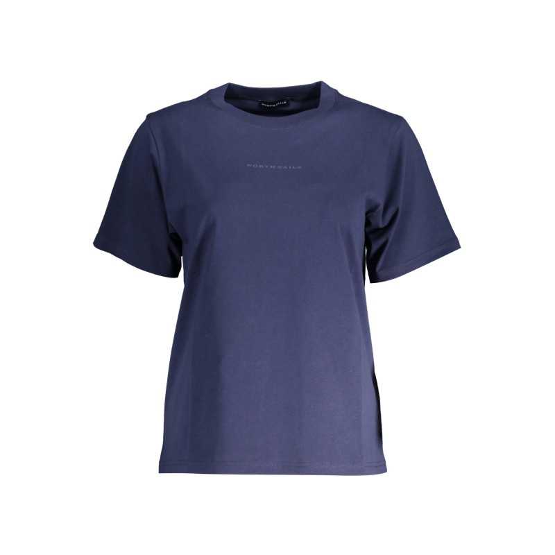 NORTH SAILS BLUE WOMEN'S SHORT SLEEVE T-SHIRT