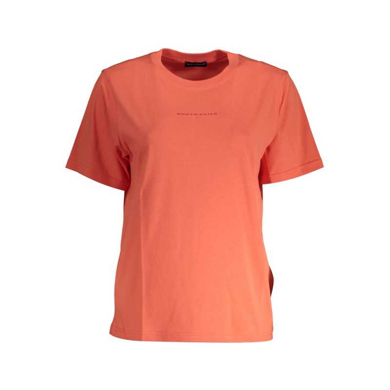 NORTH SAILS ORANGE WOMEN'S SHORT SLEEVE T-SHIRT