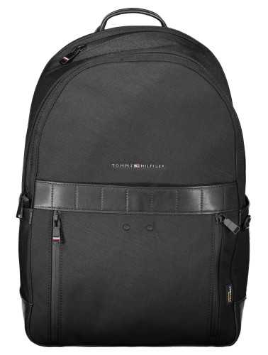 TOMMY HILFIGER MAN BLACK BACKPACK