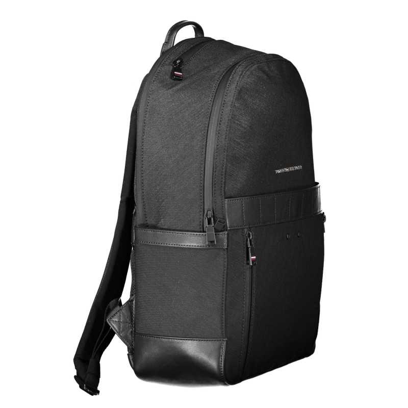 TOMMY HILFIGER MAN BLACK BACKPACK