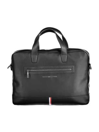 TOMMY HILFIGER MAN BLACK BRIEFCASE