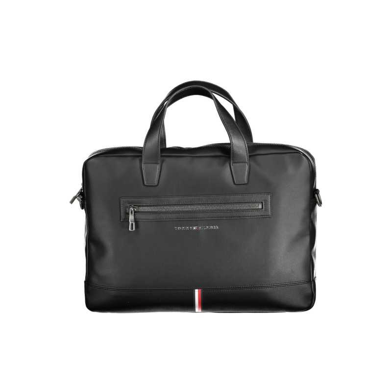 TOMMY HILFIGER MAN BLACK BRIEFCASE