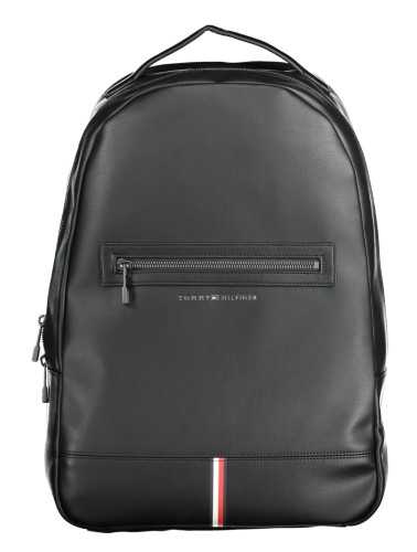 TOMMY HILFIGER MAN BLACK BACKPACK