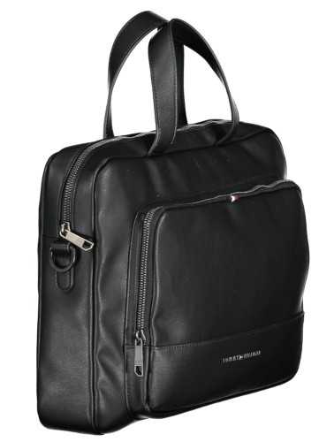 TOMMY HILFIGER MAN BLACK BRIEFCASE