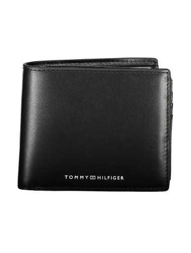 TOMMY HILFIGER BLACK MAN WALLET