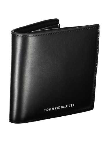 TOMMY HILFIGER BLACK MAN WALLET