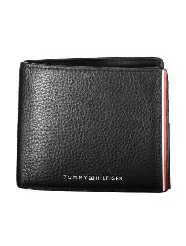 TOMMY HILFIGER BLACK MAN WALLET