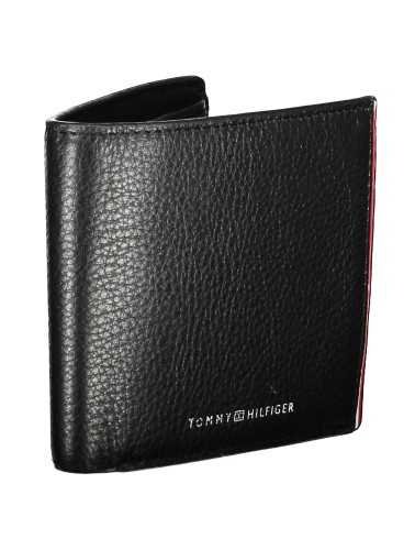 TOMMY HILFIGER BLACK MAN WALLET