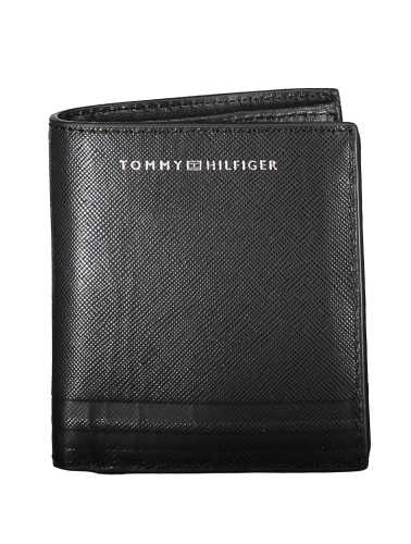 TOMMY HILFIGER BLACK MAN WALLET