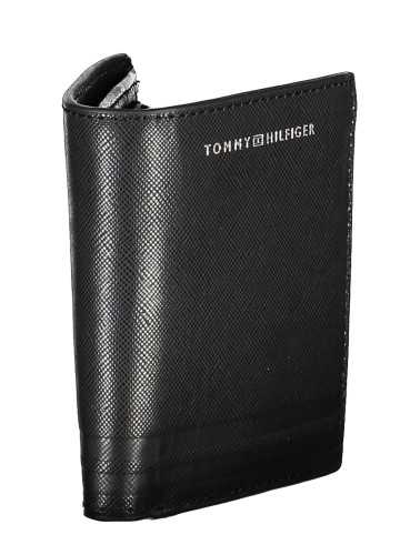 TOMMY HILFIGER BLACK MAN WALLET