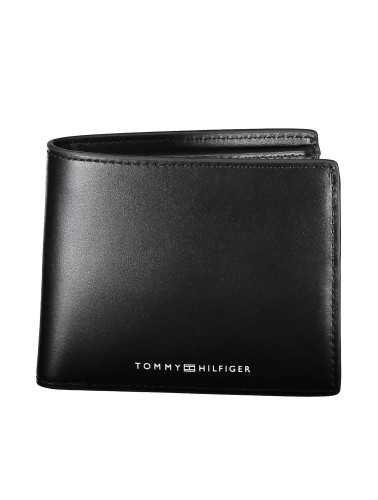 TOMMY HILFIGER BLACK MAN WALLET