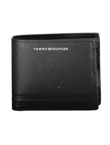 TOMMY HILFIGER BLACK MAN WALLET