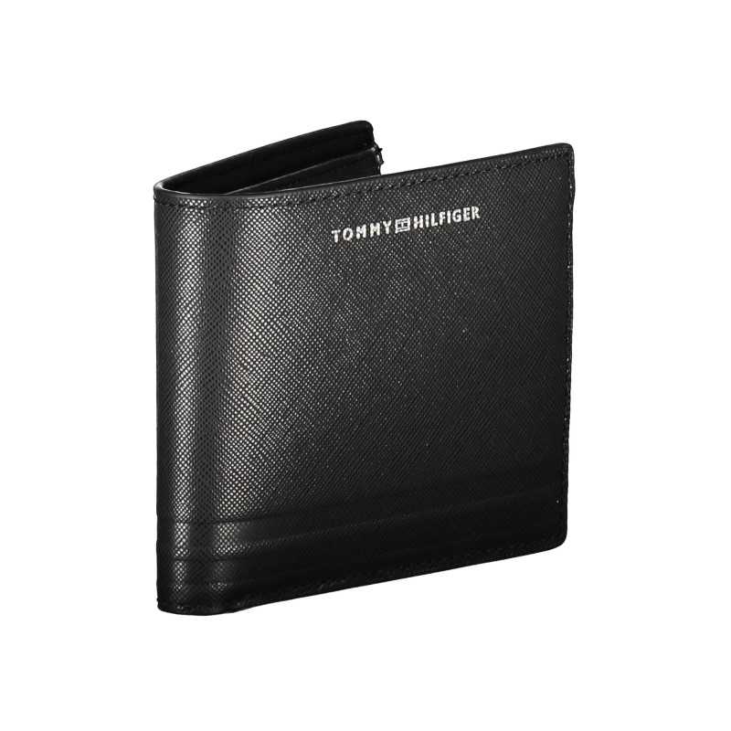 TOMMY HILFIGER BLACK MAN WALLET