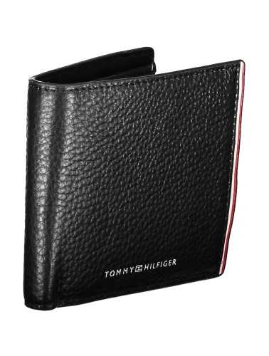 TOMMY HILFIGER BLACK MAN WALLET