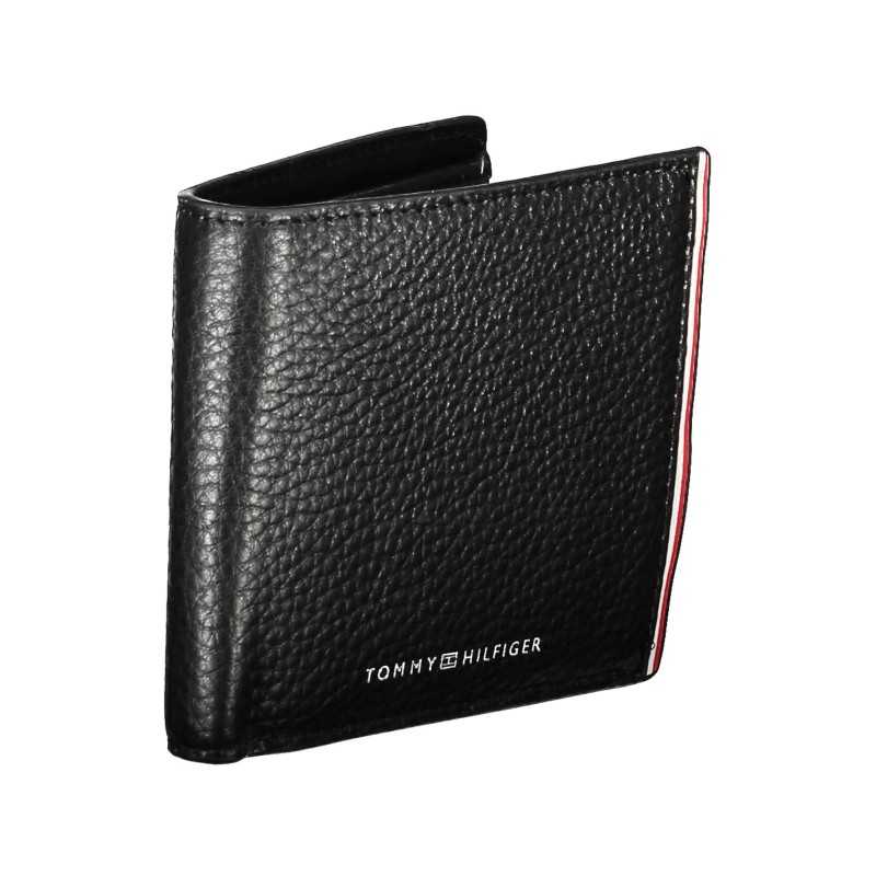 TOMMY HILFIGER BLACK MAN WALLET