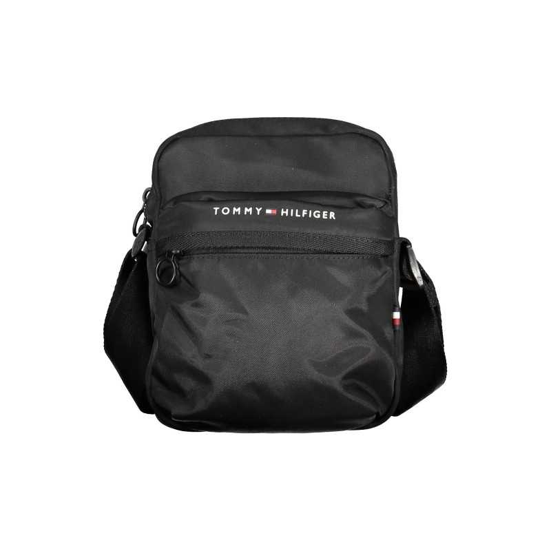 TOMMY HILFIGER MAN BLACK SHOULDER BAG