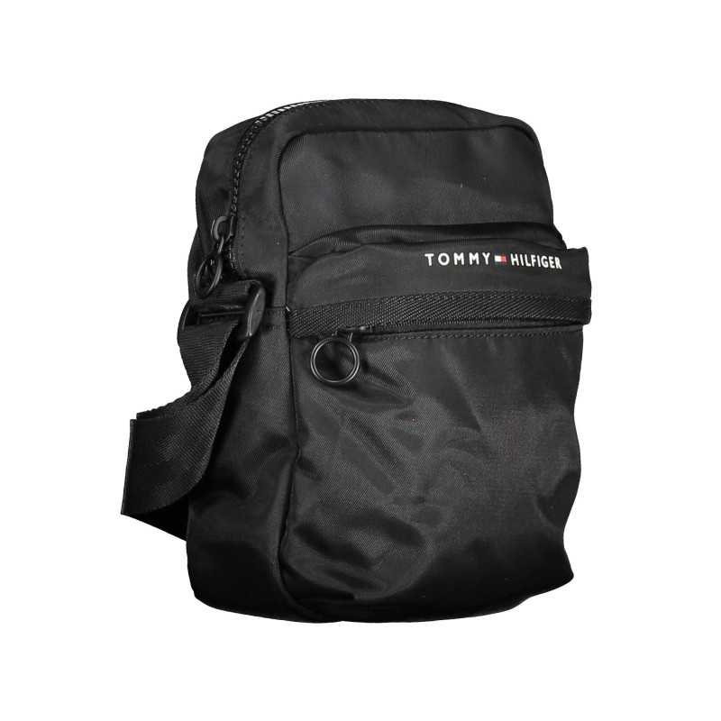 TOMMY HILFIGER MAN BLACK SHOULDER BAG