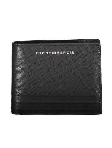 TOMMY HILFIGER BLACK MAN WALLET