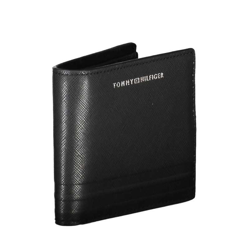 TOMMY HILFIGER BLACK MAN WALLET