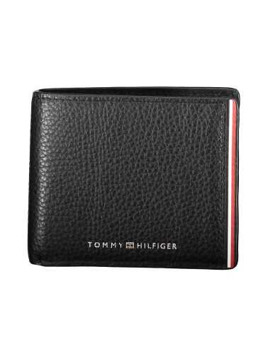 TOMMY HILFIGER BLACK MAN WALLET