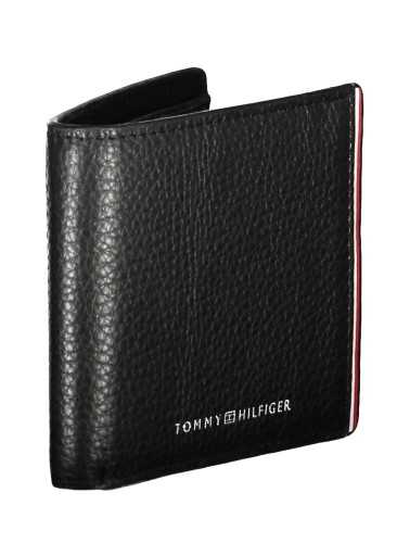 TOMMY HILFIGER BLACK MAN WALLET