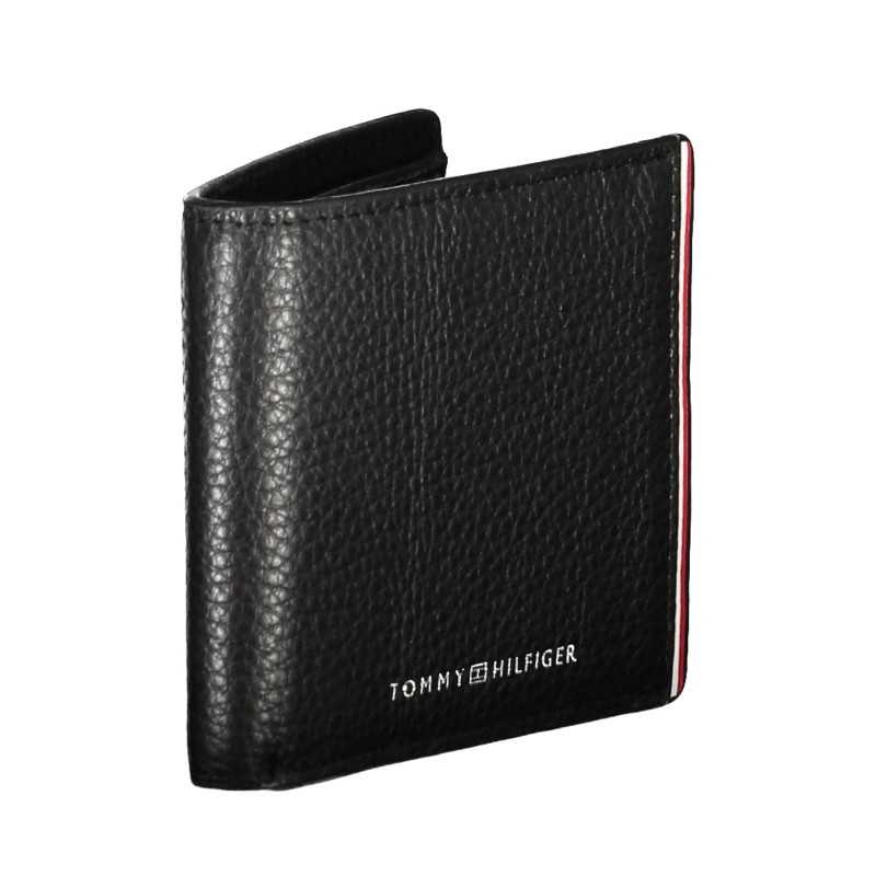 TOMMY HILFIGER BLACK MAN WALLET