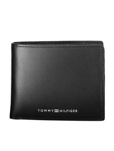 TOMMY HILFIGER BLACK MAN WALLET