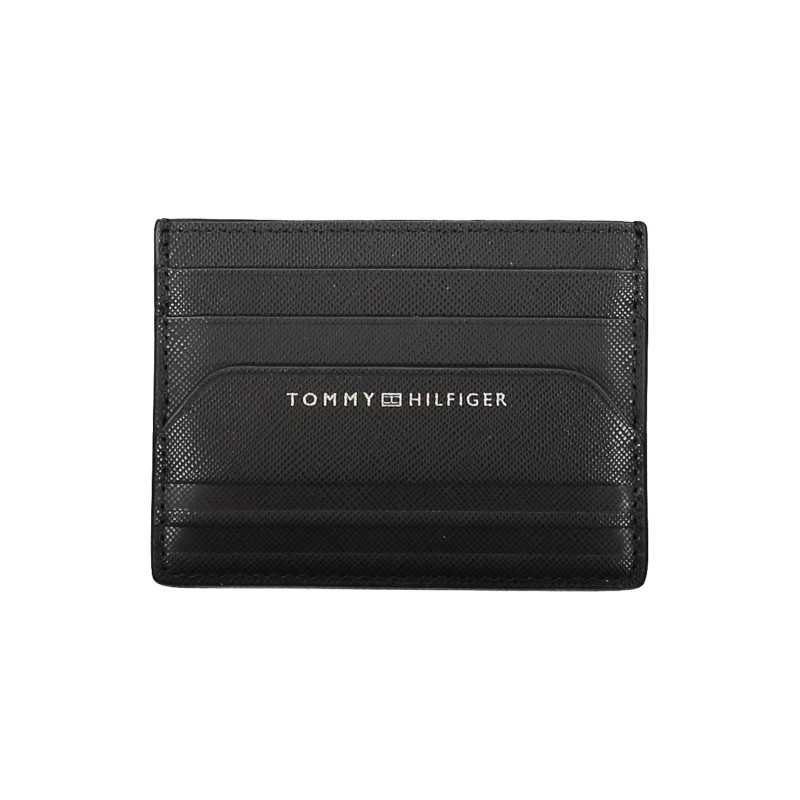 TOMMY HILFIGER BLACK MAN WALLET