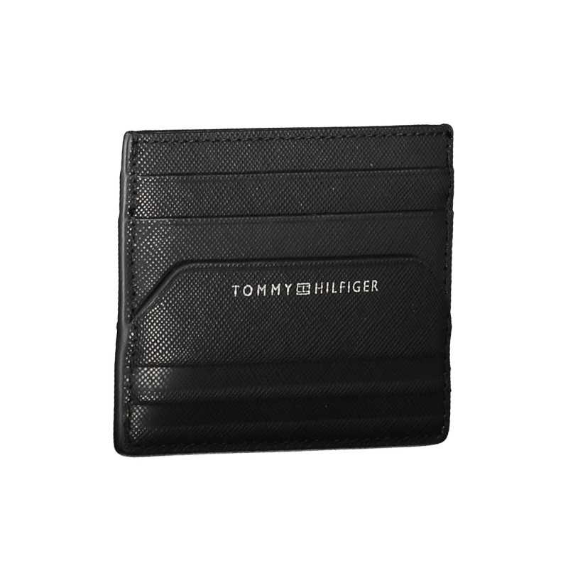 TOMMY HILFIGER BLACK MAN WALLET