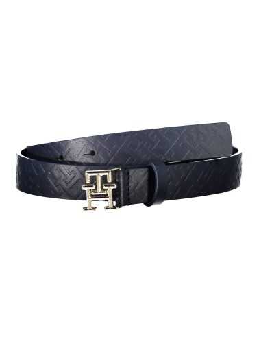 TOMMY HILFIGER CINTURA IN PELLE DONNA BLU