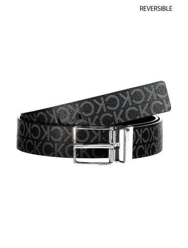 CALVIN KLEIN BLACK MAN LEATHER BELT