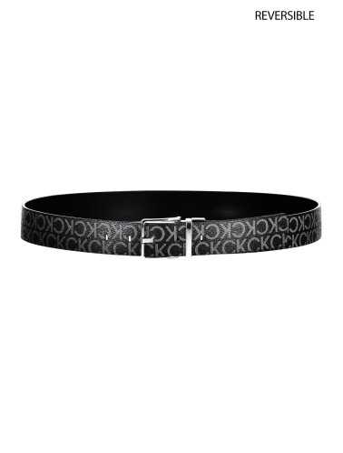 CALVIN KLEIN BLACK MAN LEATHER BELT