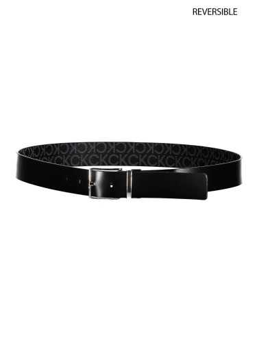 CALVIN KLEIN BLACK MAN LEATHER BELT