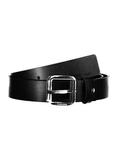 CALVIN KLEIN BLACK MAN LEATHER BELT