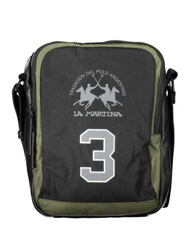 LA MARTINA BLACK MAN SHOULDER BAG