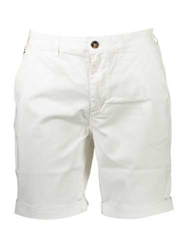 LA MARTINA WHITE MEN'S BERMUDA PANTS