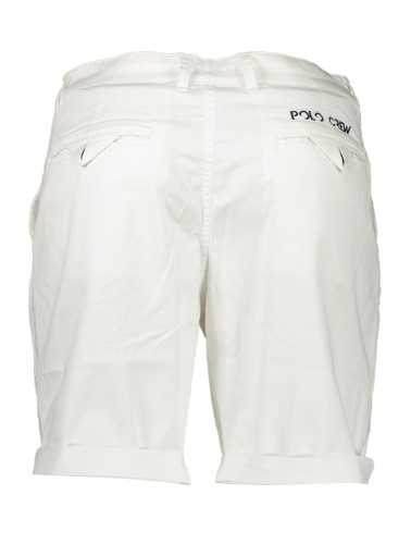 LA MARTINA WHITE MEN'S BERMUDA PANTS