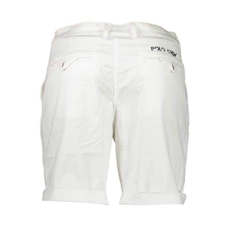 LA MARTINA WHITE MEN'S BERMUDA PANTS