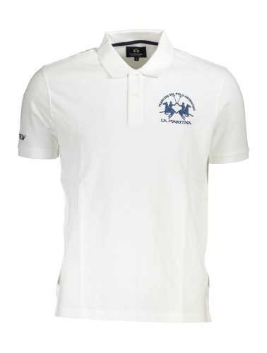 LA MARTINA POLO SHORT SLEEVE MAN WHITE